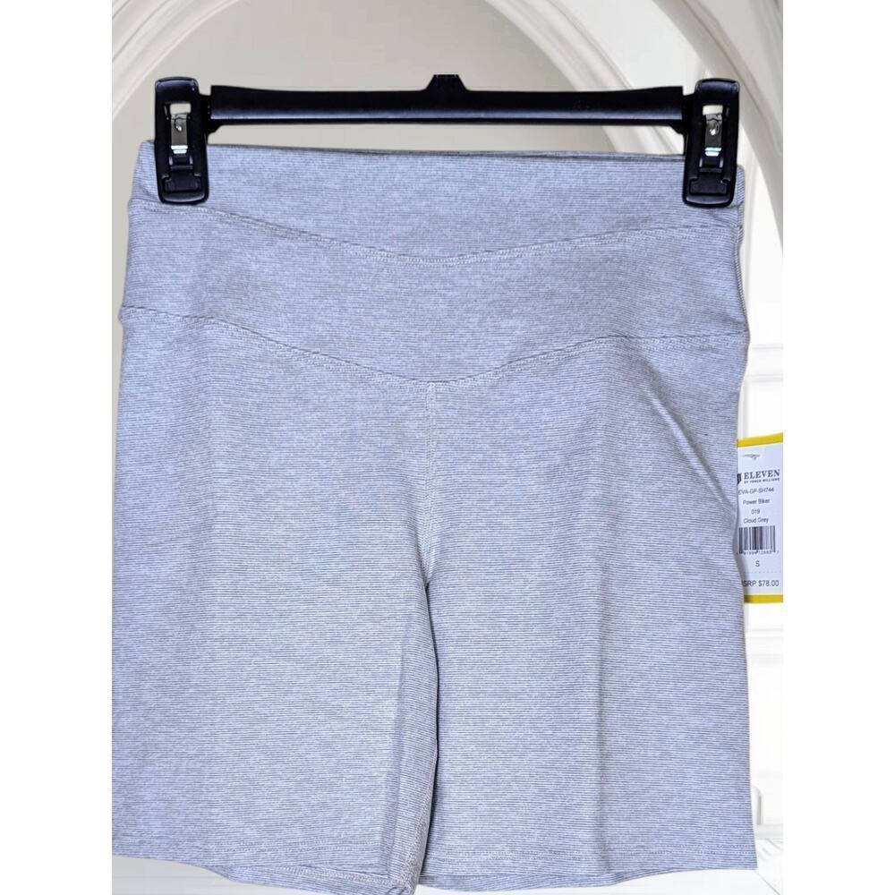 Eleven Venus Williams Women's Power Biker Shorts Gray Sz S NWT $78